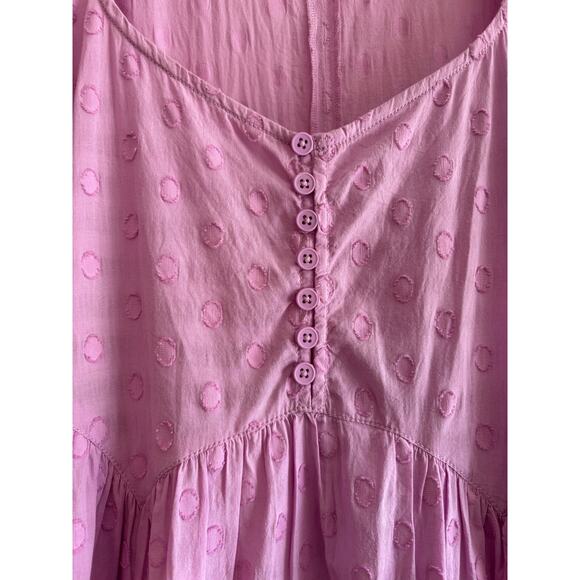 Urban Outfitters Polka Dot Mini Dress | Lilac | Small - Picture 13 of 13